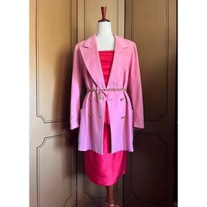 Vintage Escada by Margaretha Ley wool and cashmere blazer, size 10